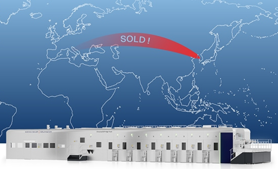 Sambo Corrugated Board Installs Koening & Bauer Rotary Die Cutter