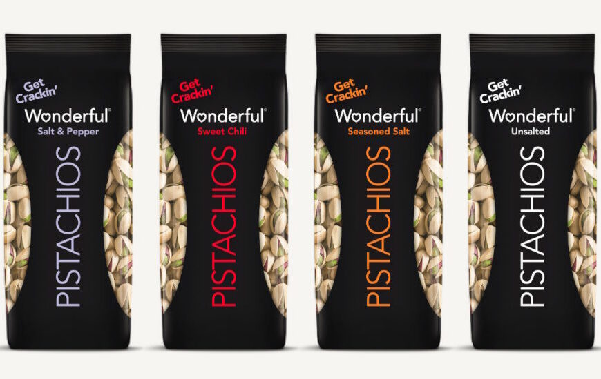 Wonderful® Pistachios Unveils Get Crackin’ Packaging Refresh