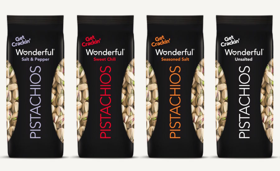 Wonderful® Pistachios Unveils Get Crackin’ Packaging Refresh