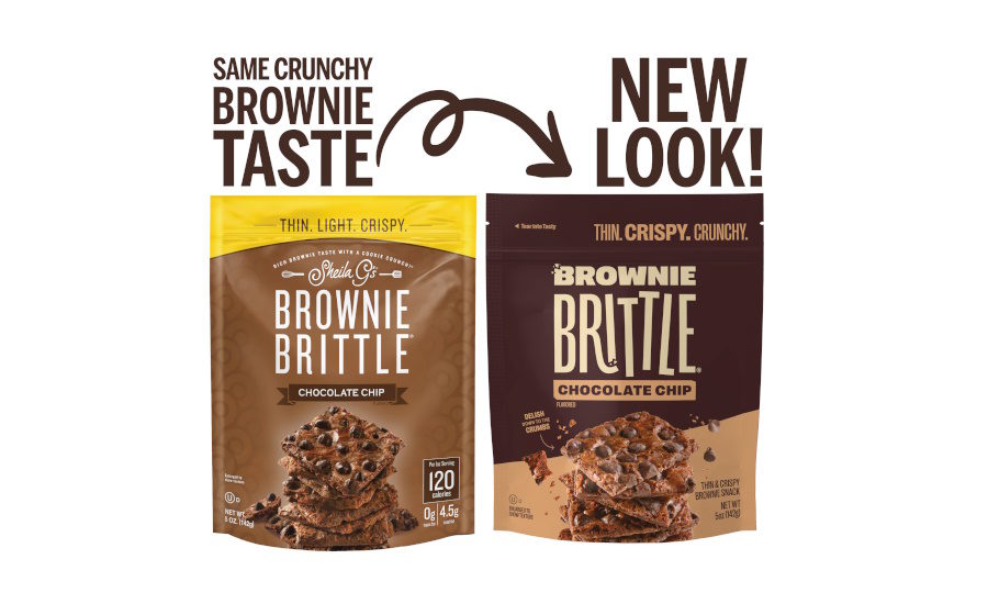Brownie Brittle shakes up its packaging with vibrant new look