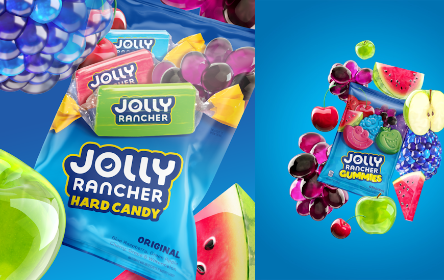 Jolly Rancher revitalizes packaging to capture brand's flavor experience