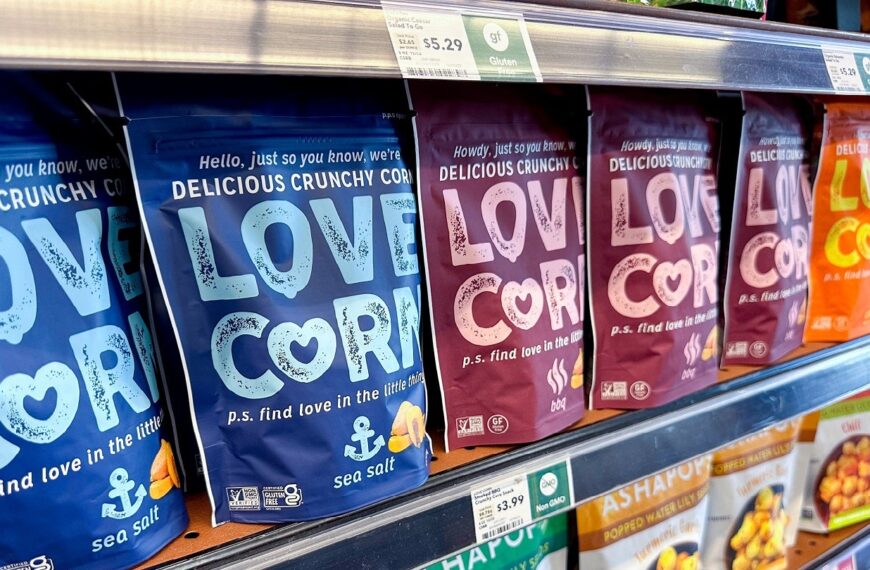 Flowcode AI-enabled QR codes on snack packs  