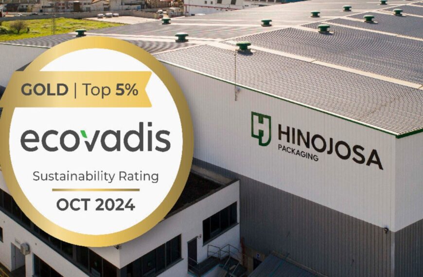Hinojosa Packaging earns third EcoVadis gold medal