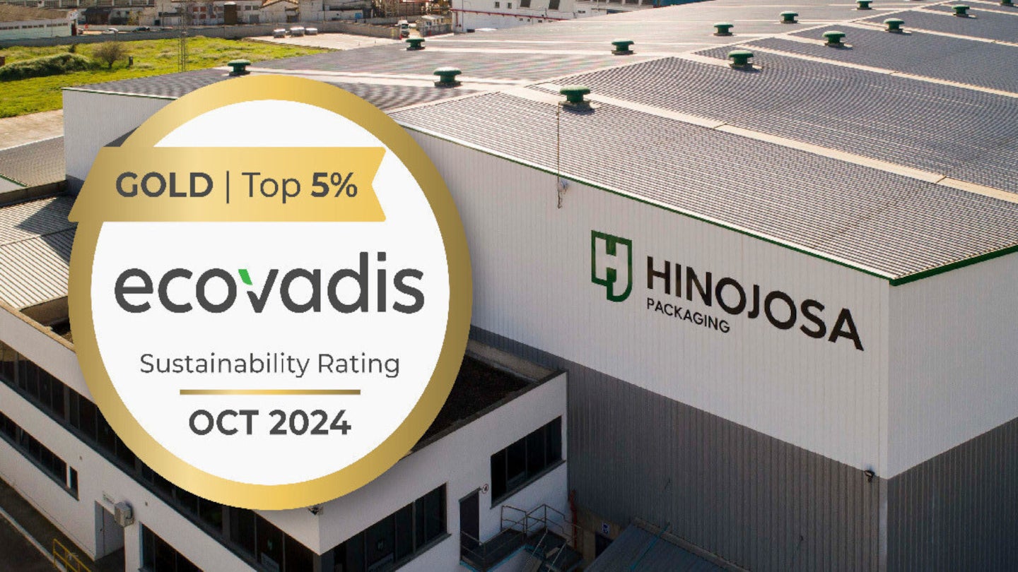 Hinojosa Packaging earns third EcoVadis gold medal
