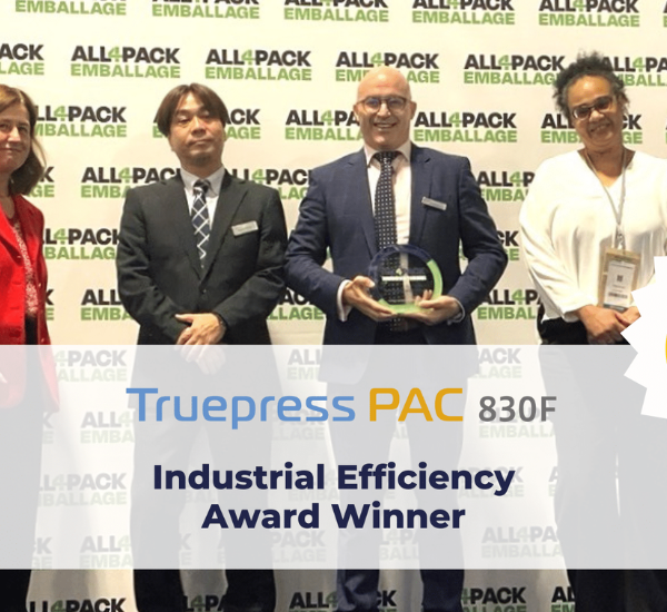 SCREEN Europe's Truepress PAC 830F Wins Industrial Efficiency Award