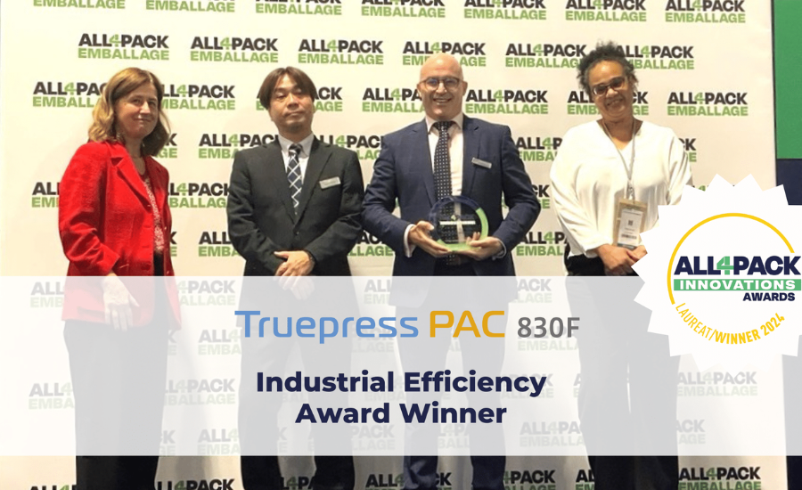 SCREEN Europe's Truepress PAC 830F Wins Industrial Efficiency Award