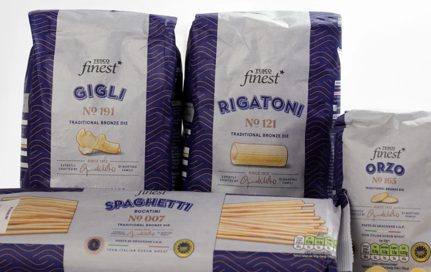 Tesco Switches to Paper Packaging for Dried Pasta