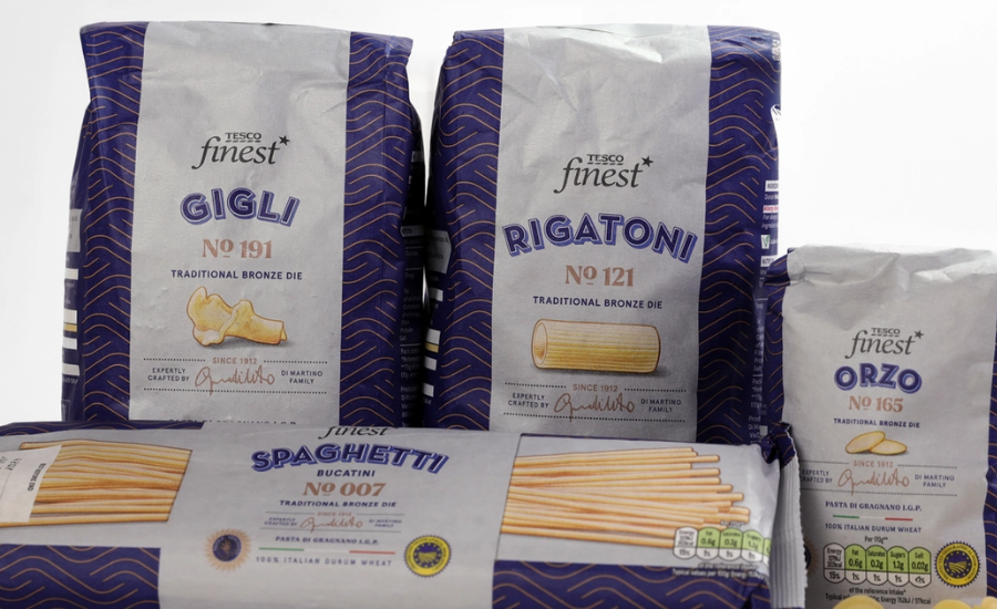Tesco Switches to Paper Packaging for Dried Pasta