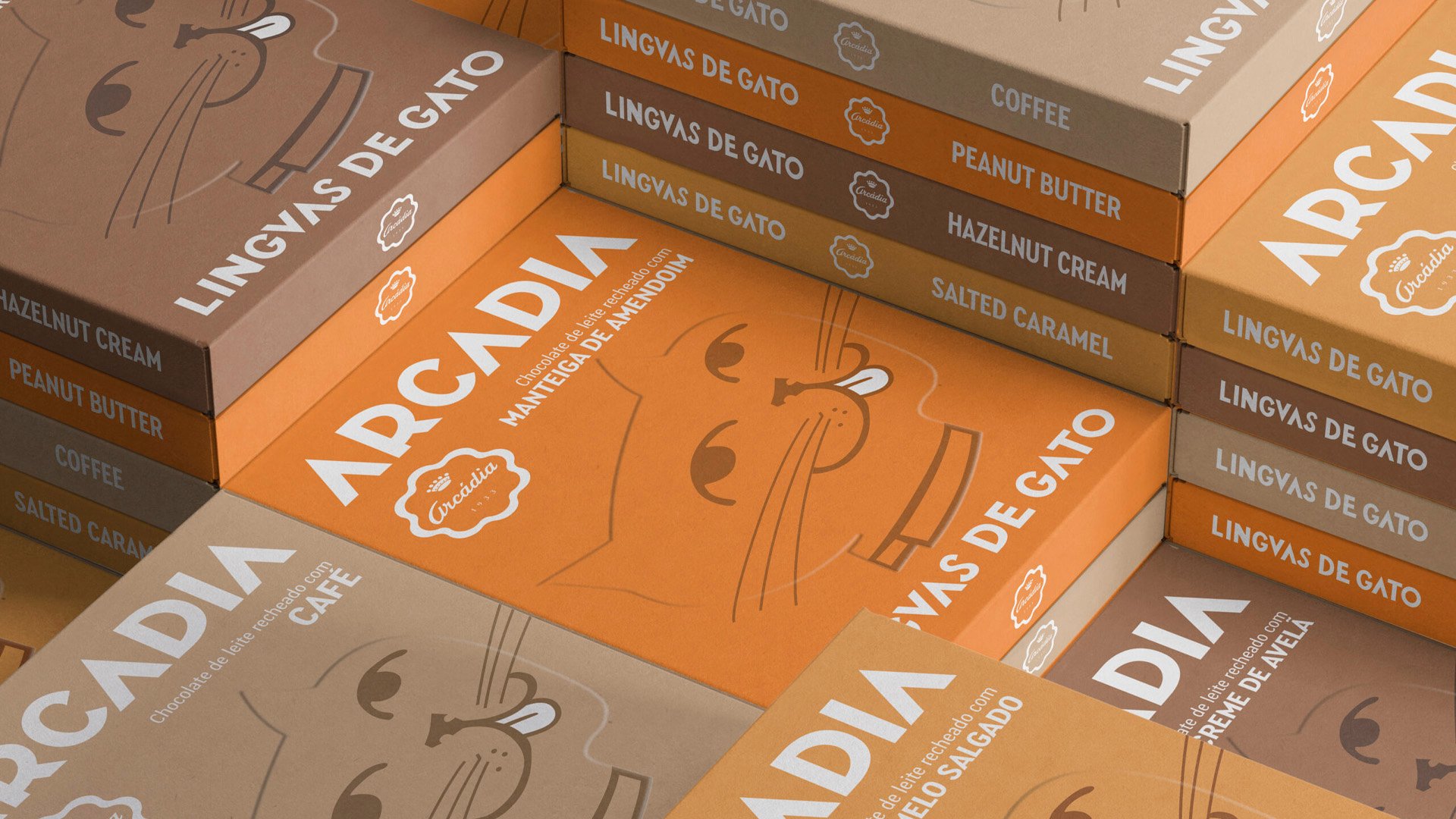 Volta Studio Revisits the 1940s For Arcádia’s Chocolate Packaging