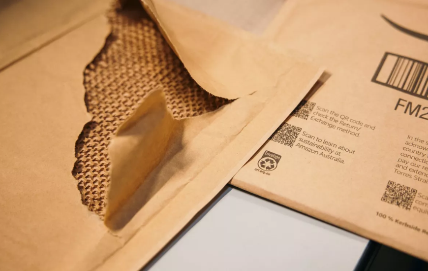 Amazon Transitions to Fully Recyclable Delivery Packaging in Australia