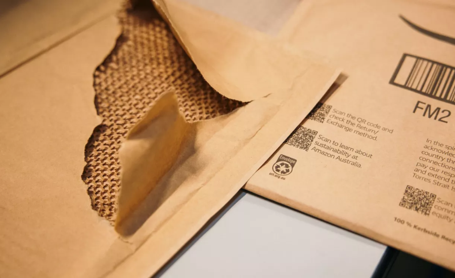 Amazon Transitions to Fully Recyclable Delivery Packaging in Australia