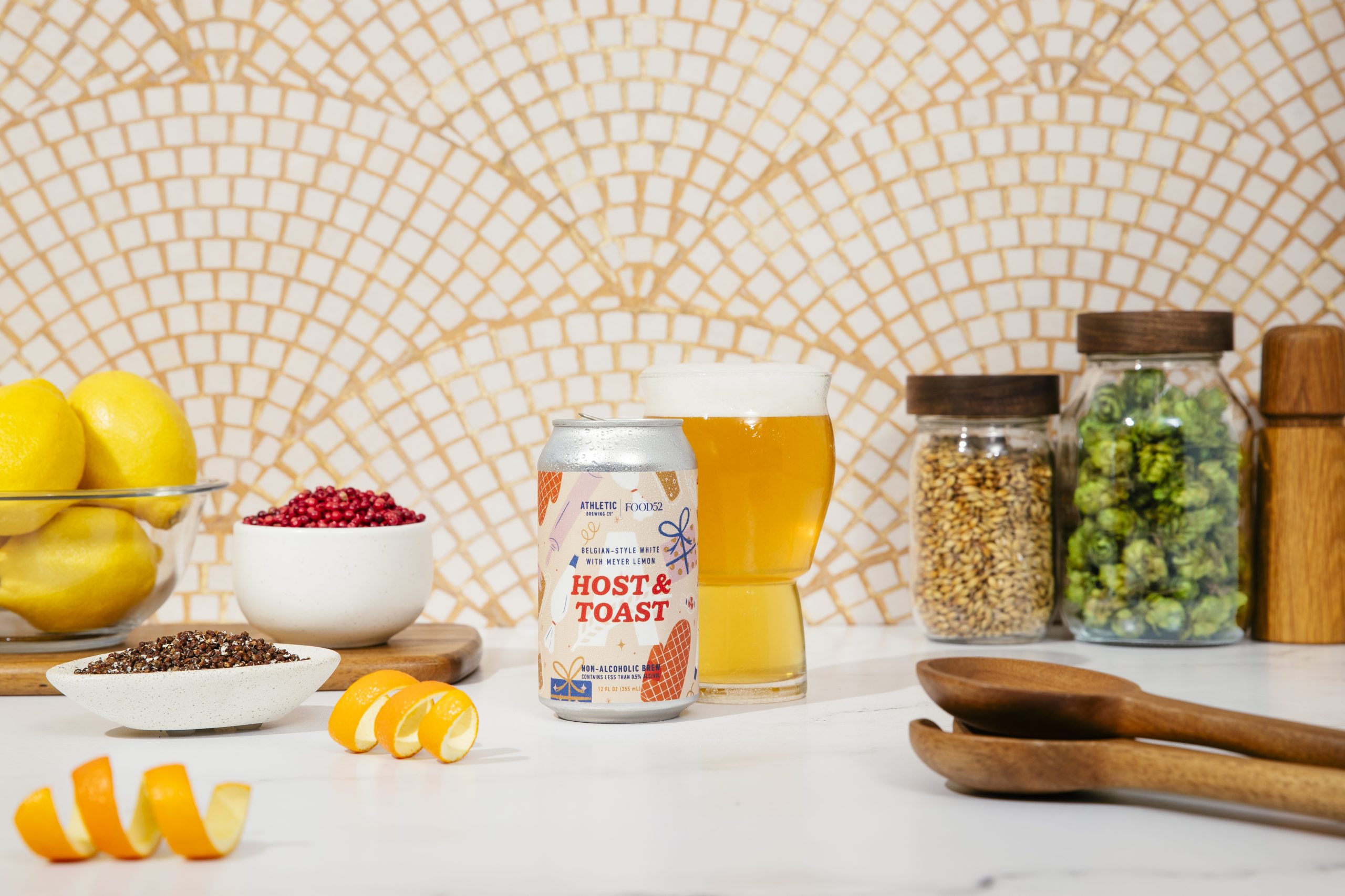 Athletic Brewing and Food52 Team Up For A Holiday Toast