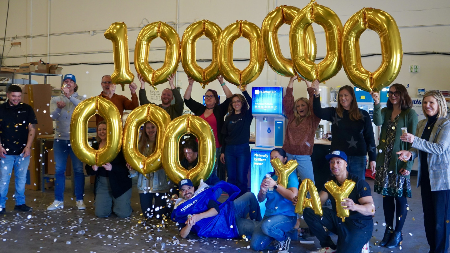 FloWater reaches plastic bottle reduction milestone
