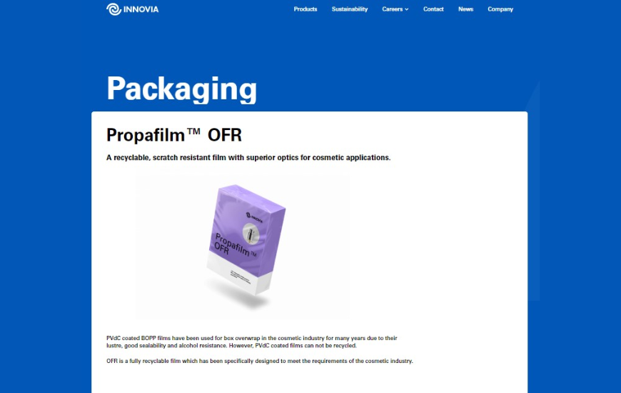 Innovia Films Launches Revamped Website