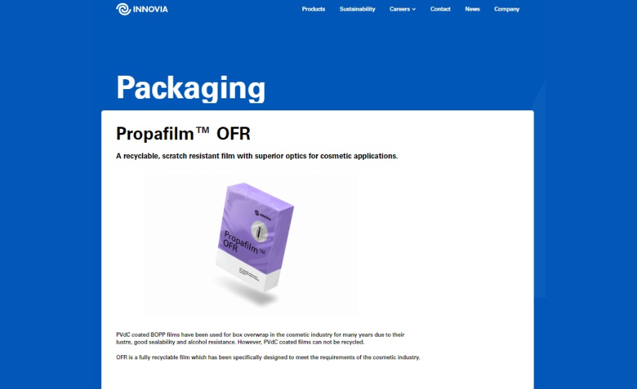 Innovia Films Launches Revamped Website