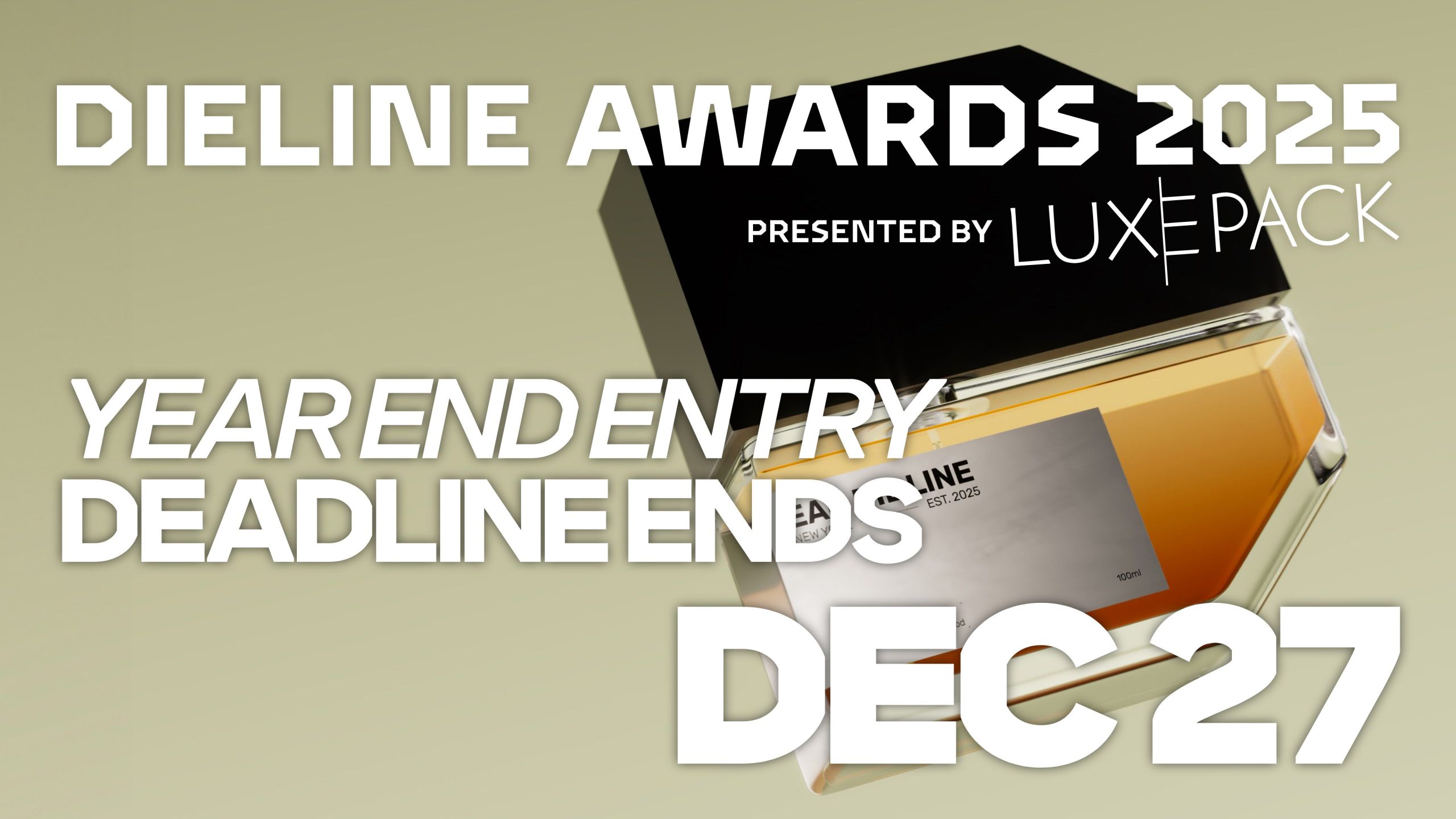 Year End Deadline for DIELINE Awards 2025 Ends Dec 27th