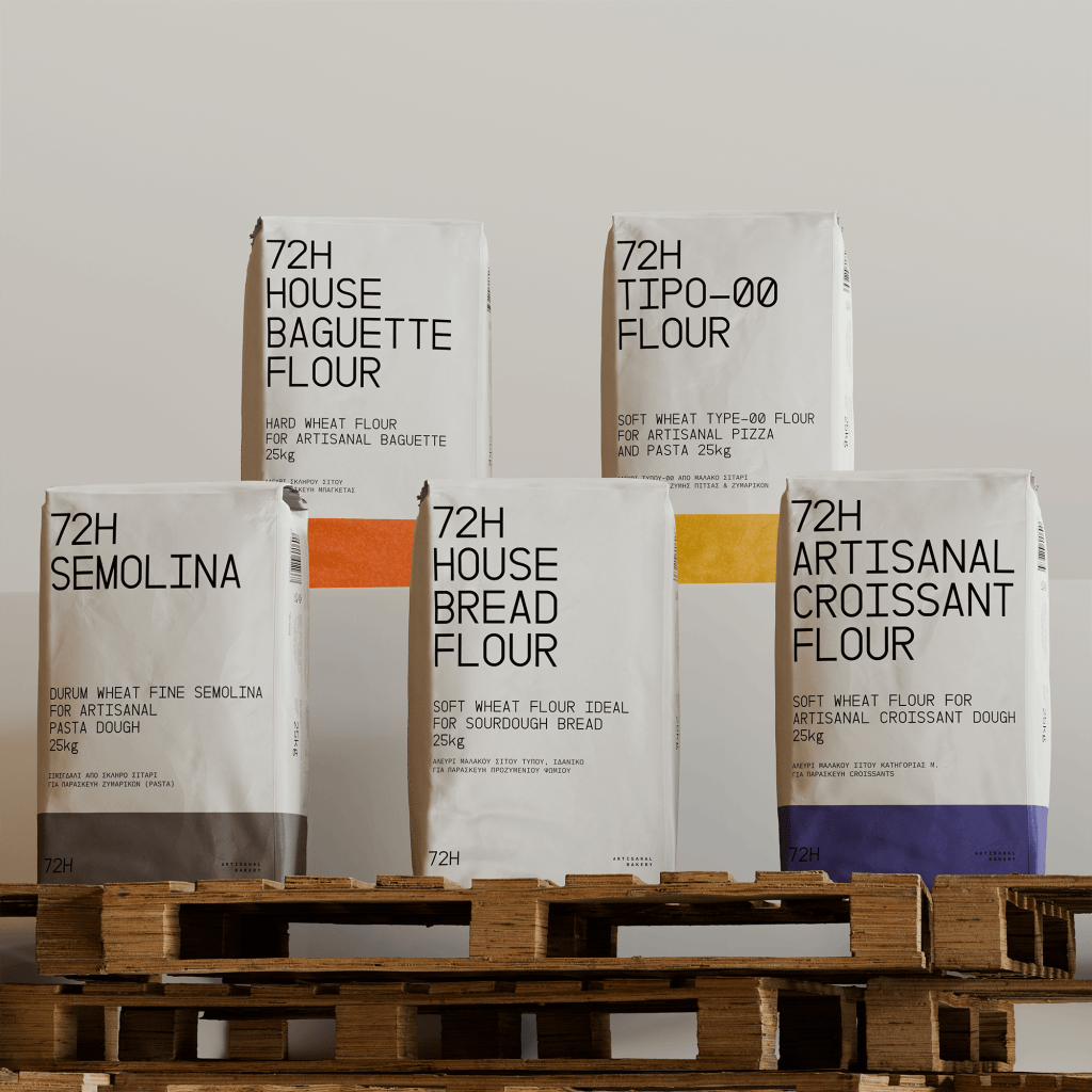72H’s Bold Flour Packaging Breaks With Tradition