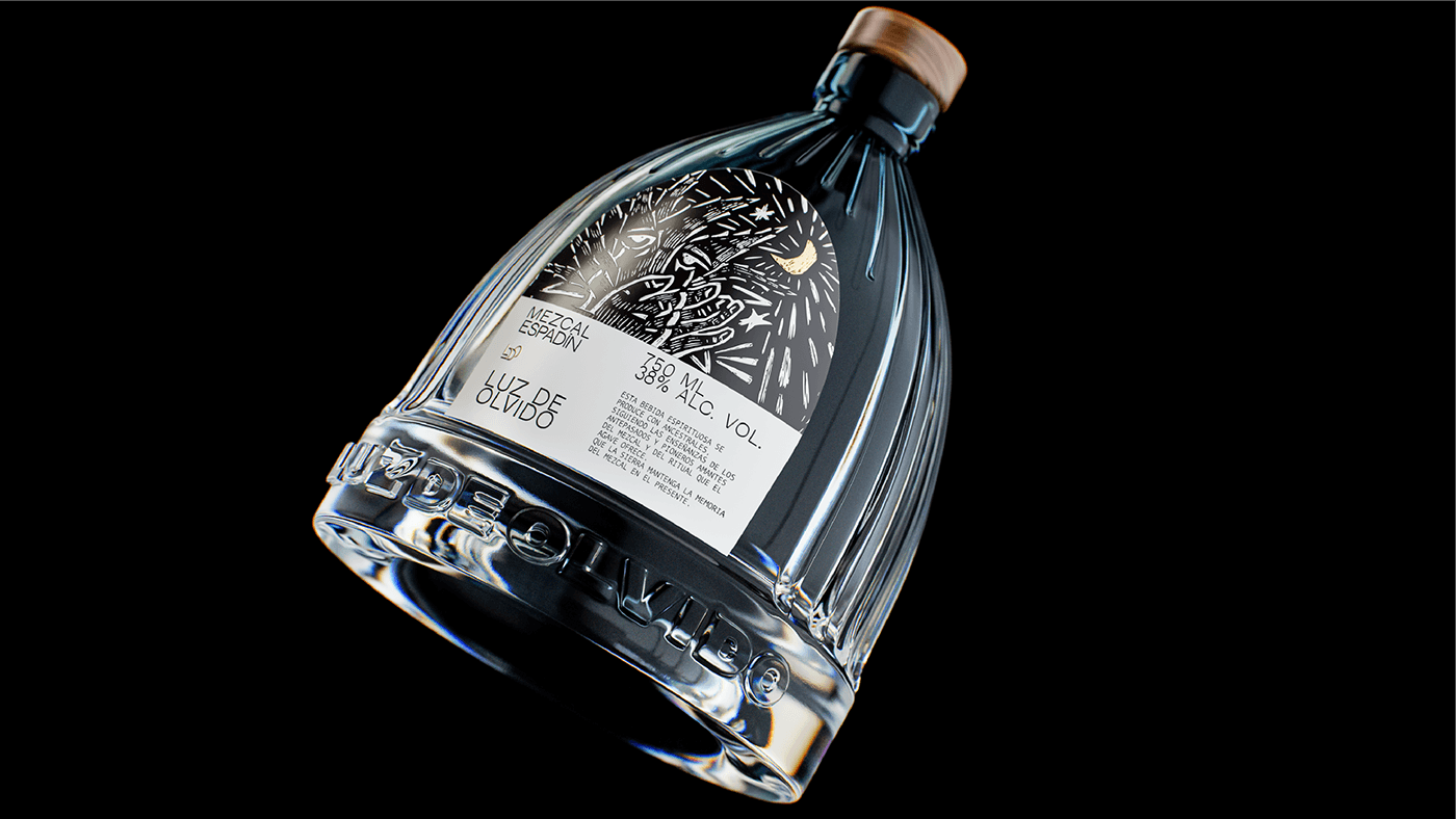 Hi Estudio! Turns Mezcal Bottle Into Gorg Sculpture For Luz De Olvido