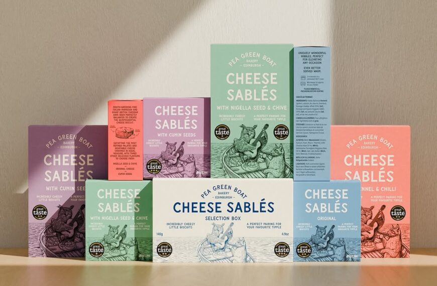 Pea Green Boat Bakery’s Refreshed Packaging Sails Into Whimsy