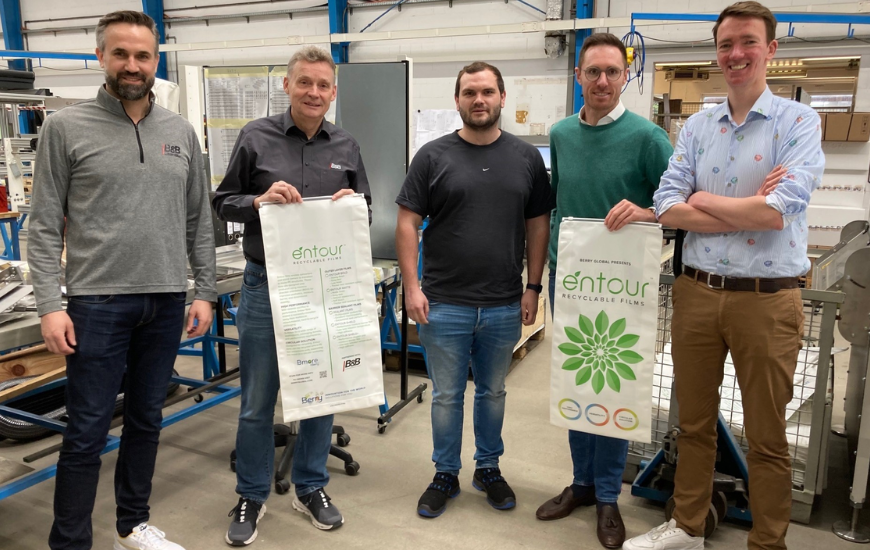 Berry Global's Entour™ Films Find Success on B&B Converting Equipment