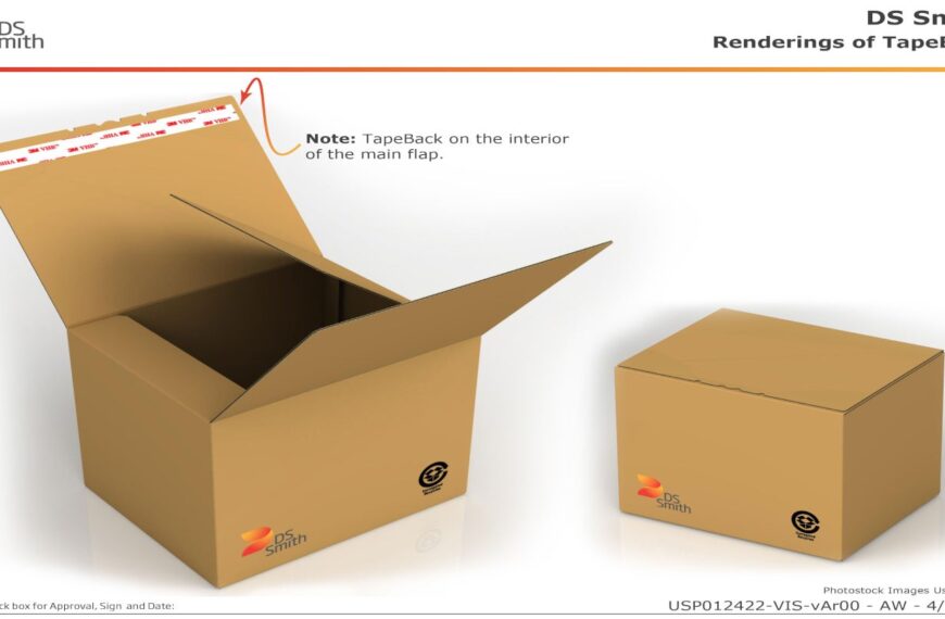 DS Smith launches Tape Back resealable packaging for e-commerce