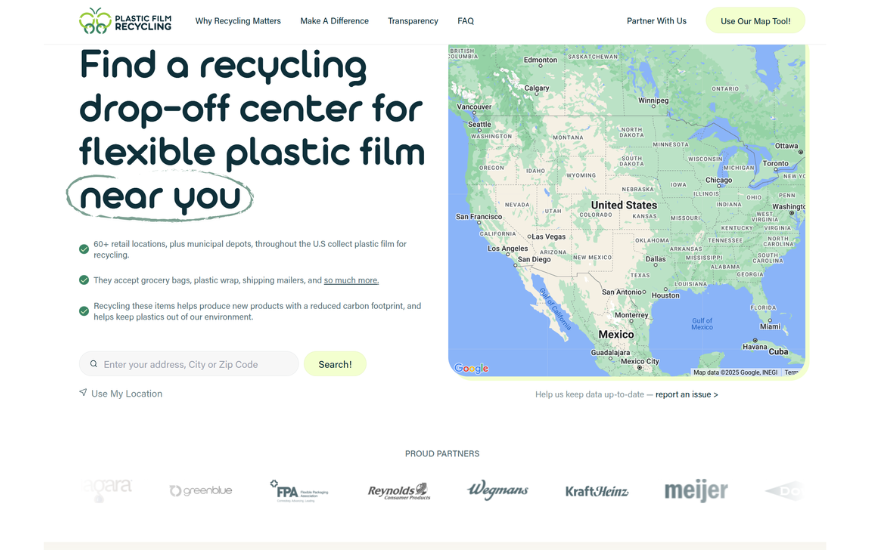 FPA Announces Support for FFRA's Plastic Film Recycling Directory