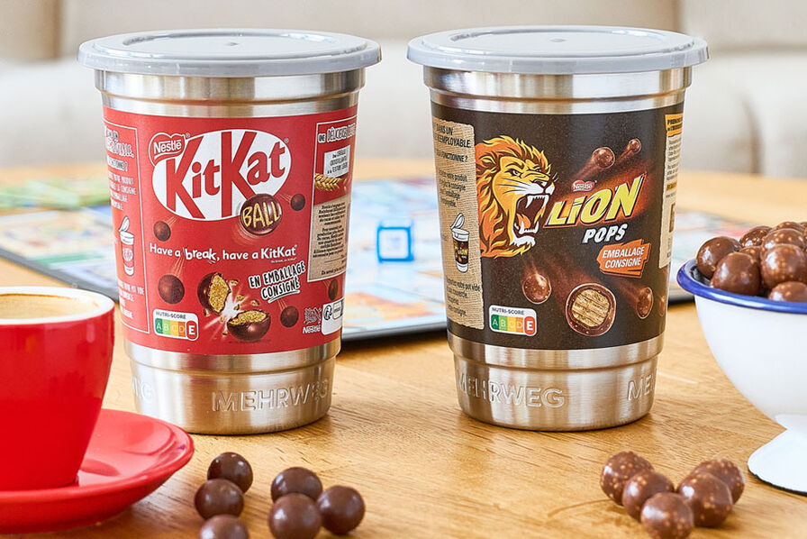 Bonjour! In France, You Can Buy KitKat Balls In a Metal Jar 
