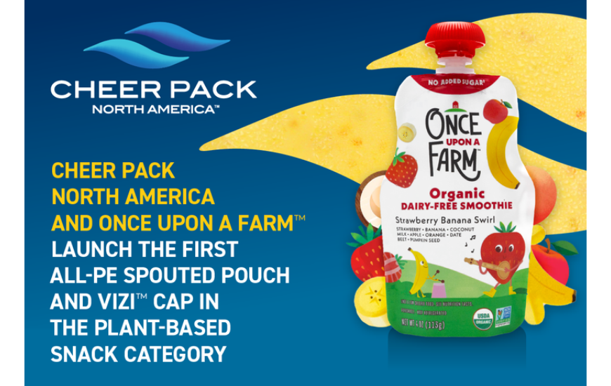 Cheer Pack N.A. and Amcor Develop All-PE Spouted Pouch for Once Upon a Farm