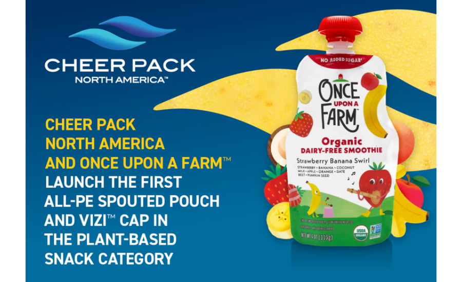 Cheer Pack N.A. and Amcor Develop All-PE Spouted Pouch for Once Upon a Farm