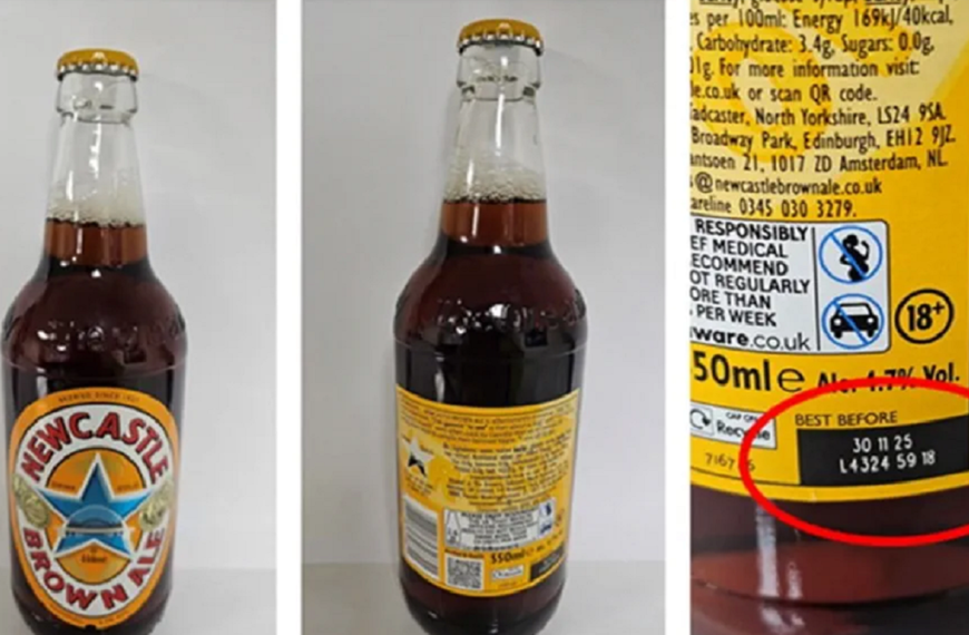 Heineken UK recalls specific 550ml Newcastle Brown Ale bottles due to glass risk