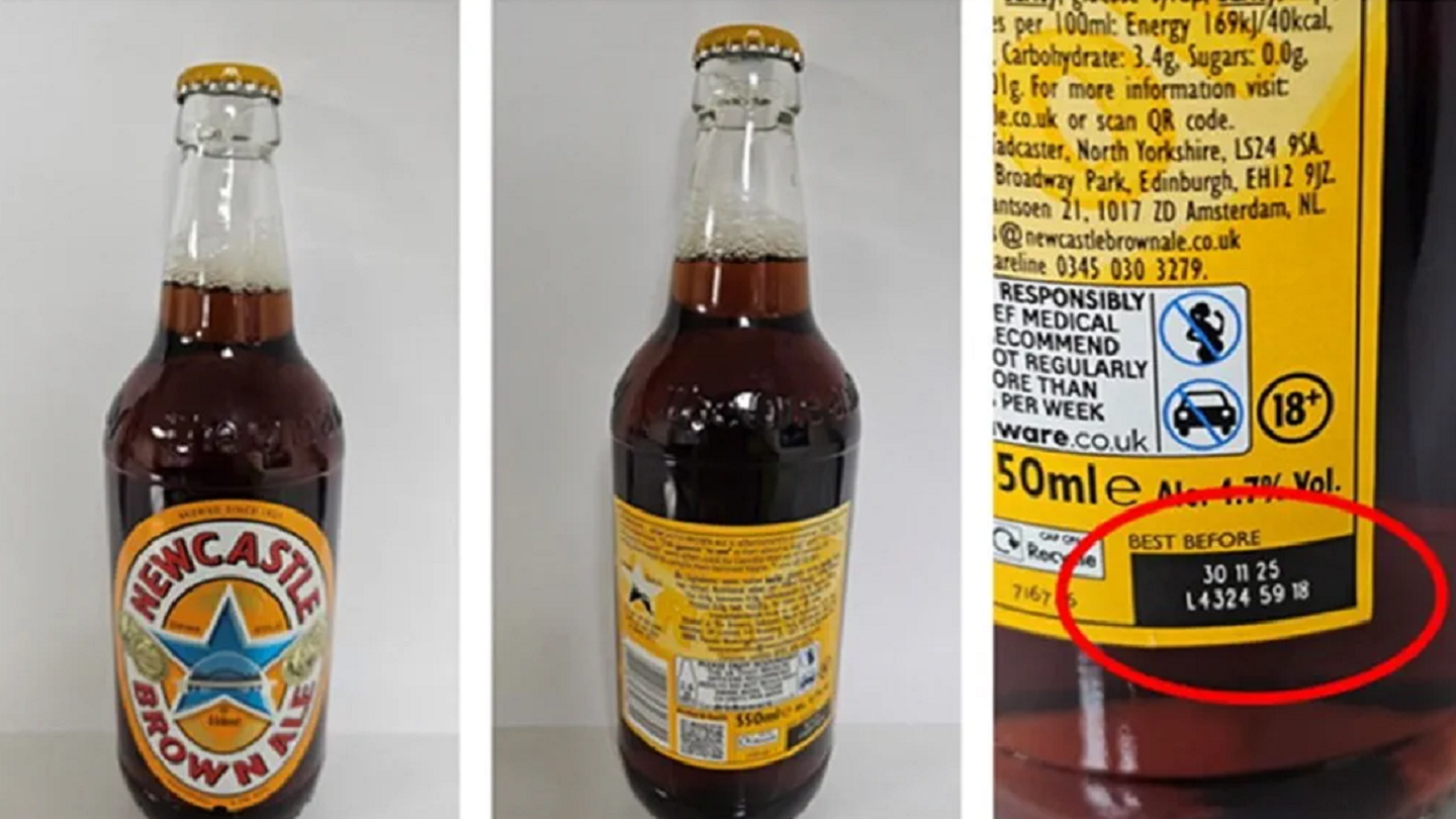 Heineken UK recalls specific 550ml Newcastle Brown Ale bottles due to glass risk