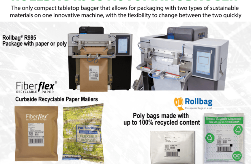 PAC Machinery launches Rollbag R985 bagger