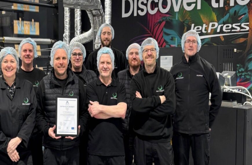UK’s Eco Flexibles secures BRC Food Safety Grade AA certification
