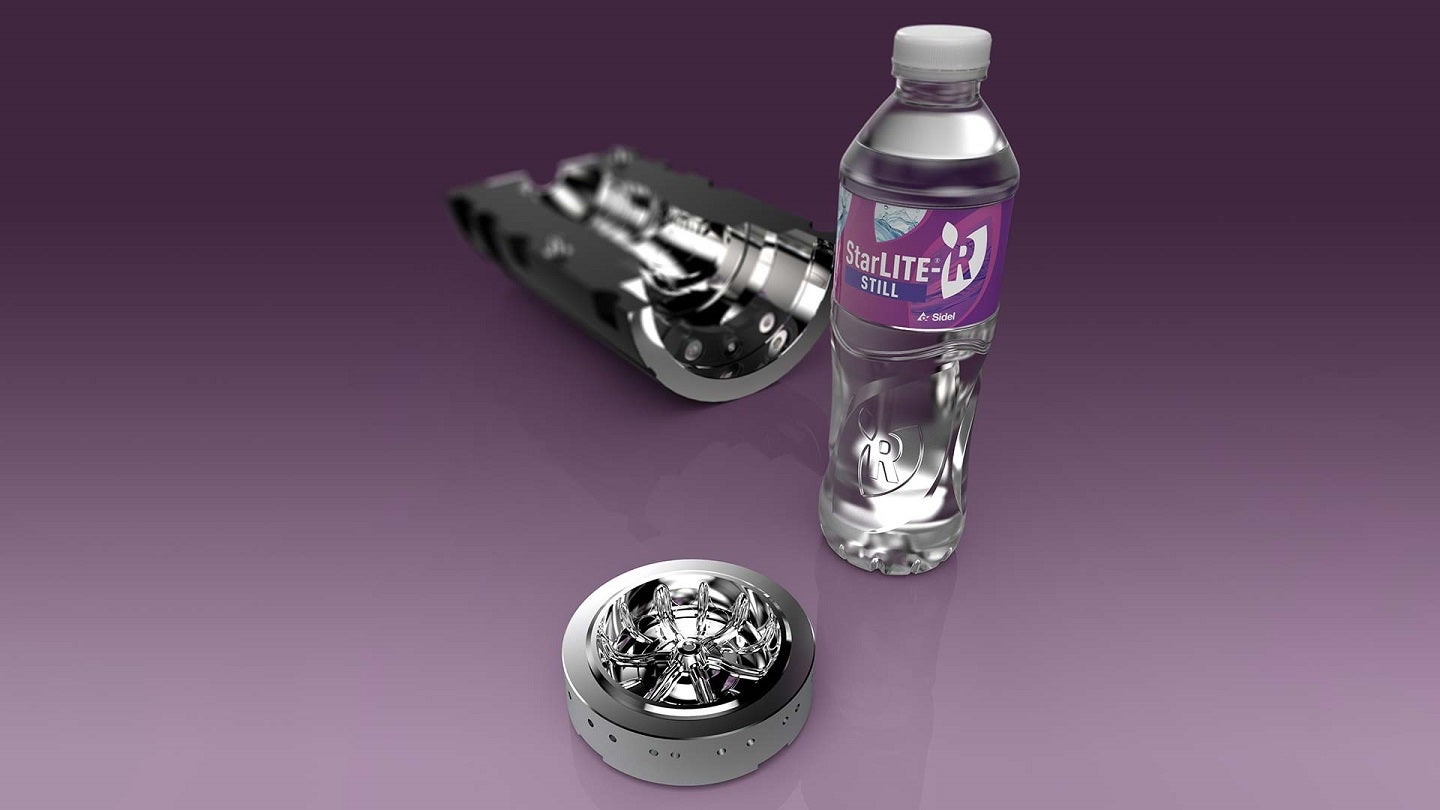 Sidel launches 100% rPET bottle base for still products