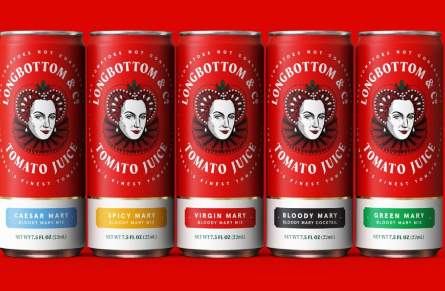 Longbottom & Co’s Tomato Juice Delivers Royal Flair and Playful Precision
