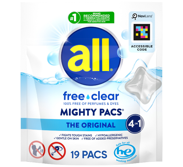 all® free clear Boosts Packaging Accessibility with NaviLens Technology