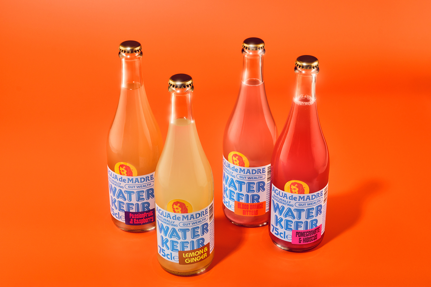 Agua de Madre’s Bold Packaging Turns Gut Health into a Design Statement