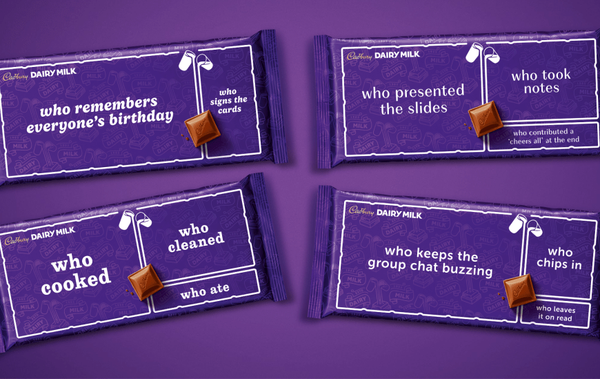 VCCP and Bulletproof Design Merit-Based ‘Share’ Packaging For Cadbury