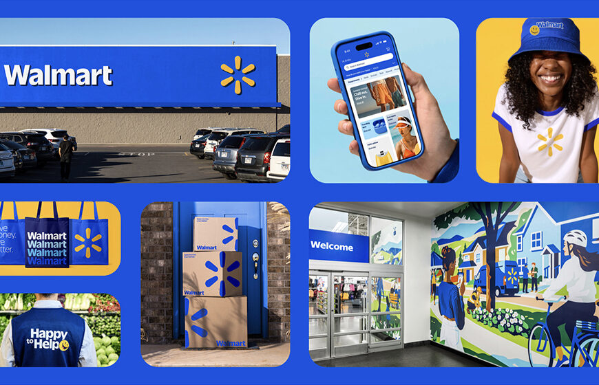 Walmart Modernizes Its Brand Identity With Help From JKR