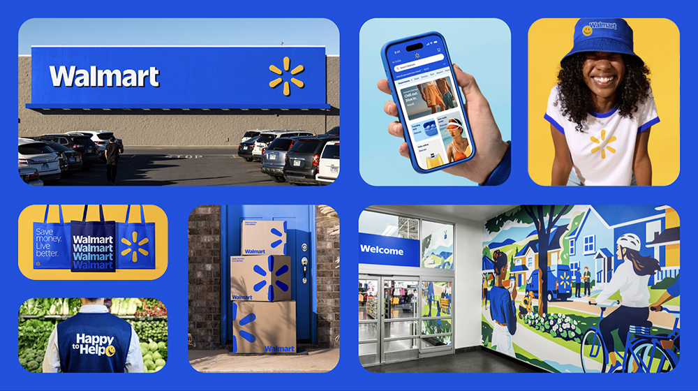 Walmart Modernizes Its Brand Identity With Help From JKR