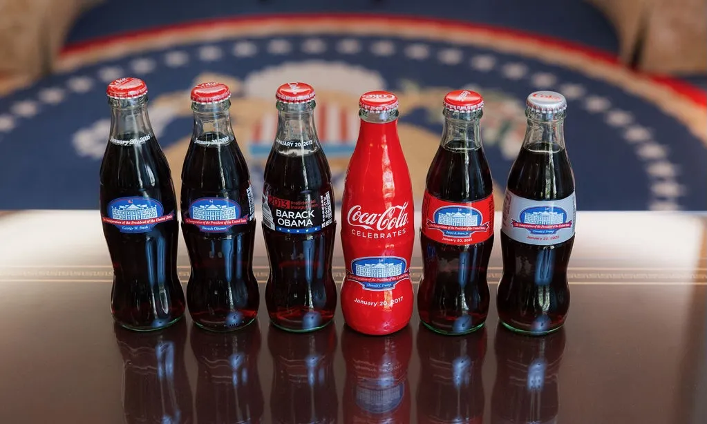 Trump Receives First-Ever Commemorative Inaugural Diet Coke as Brand Cozies Up To Incoming Administration
