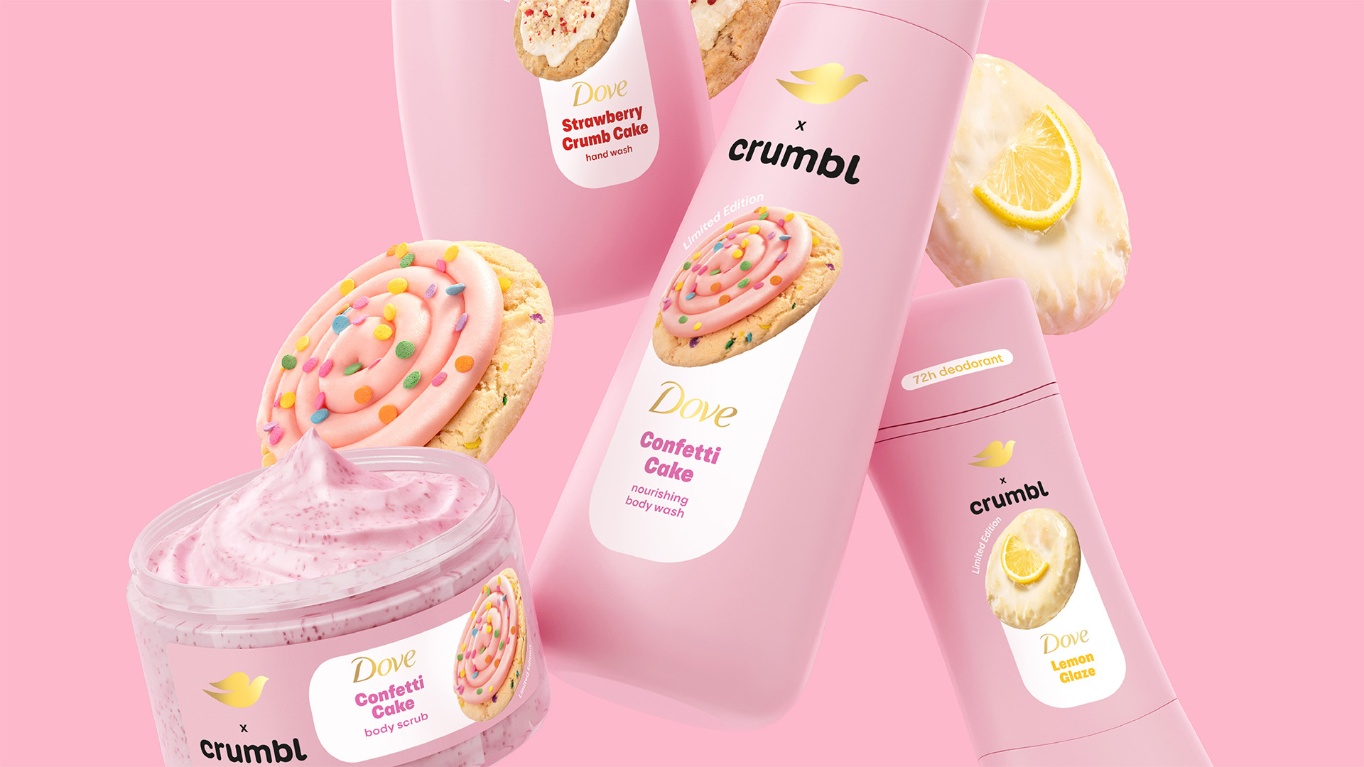 Dove Joins the Cult Of Crumbl With Dessert-Inspired Line