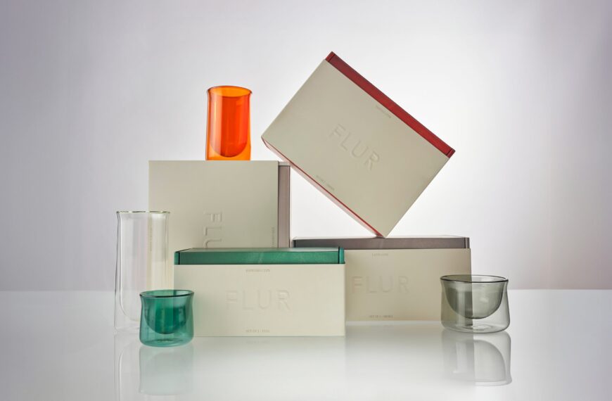 Flur Glassware Goes Sleek and Soft For Gorgeous Coffeeware Line
