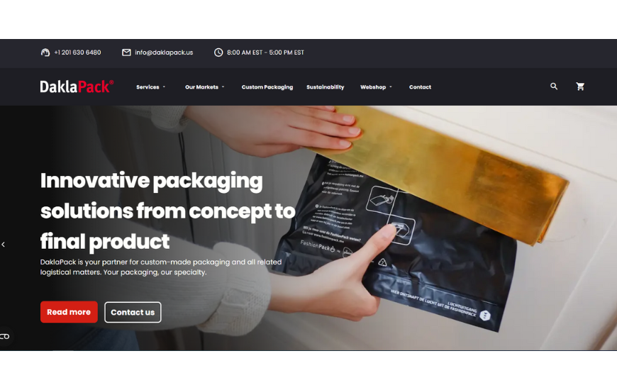 DaklaPack Launches New Website to Showcase Sustainable Packaging Solutions