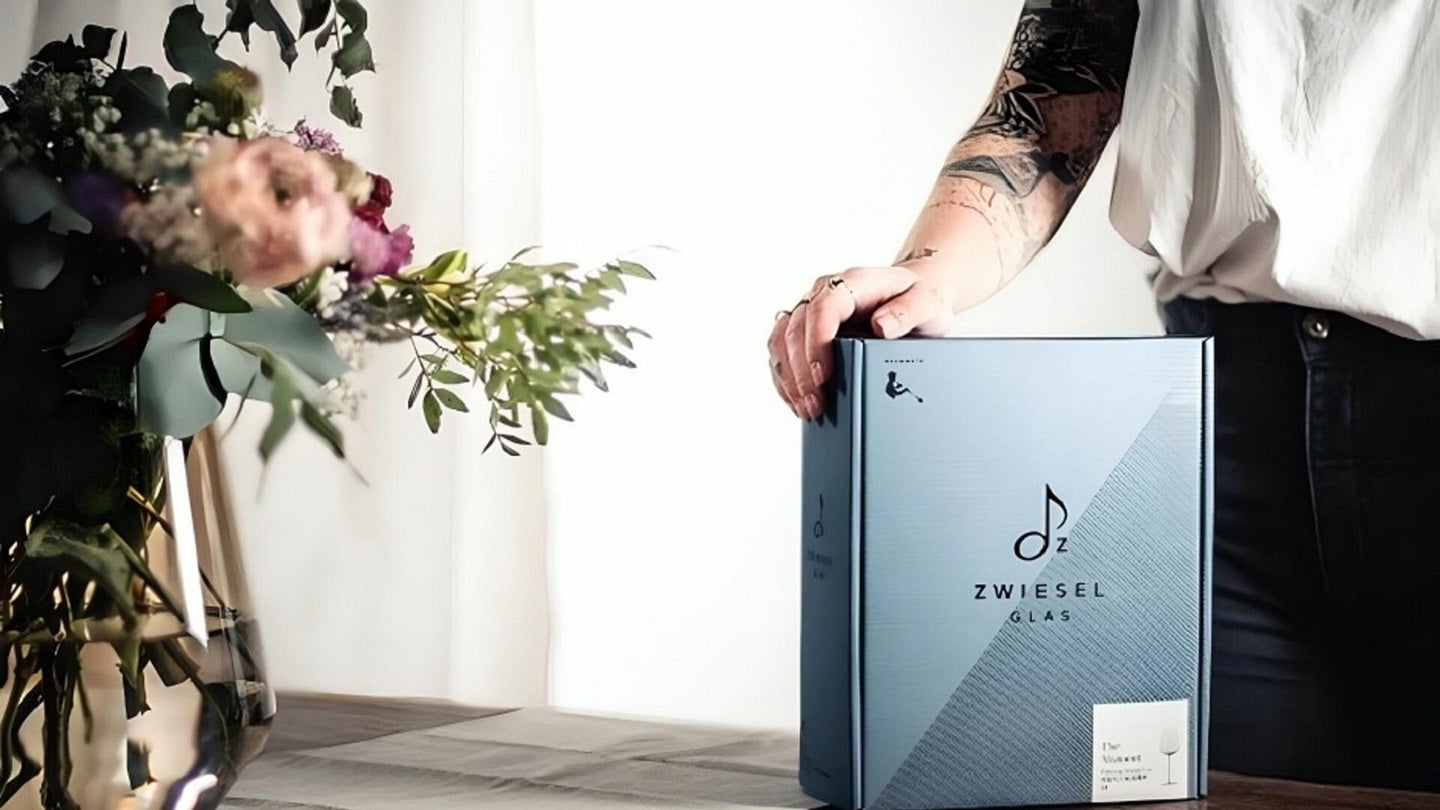 Mondi and Zwiesel Glas partner on glassware packaging