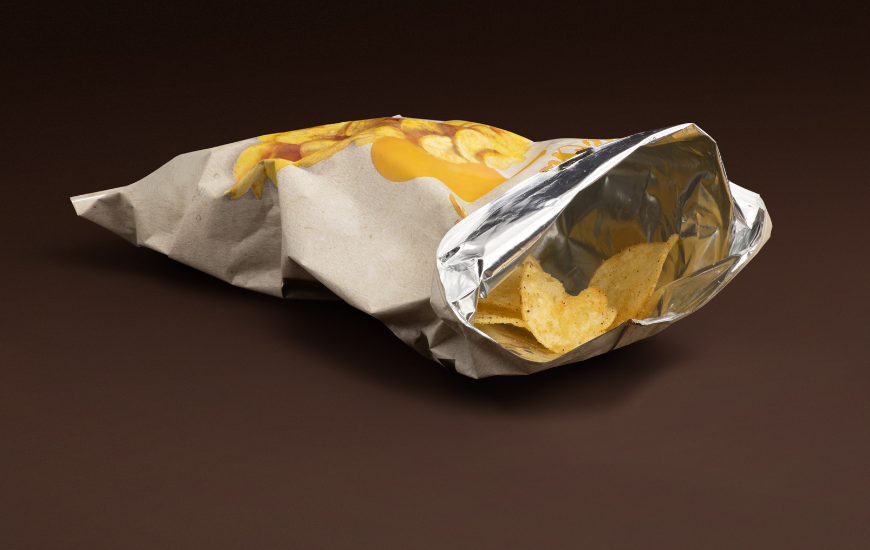 TIPA Releases Home Compostable Metallized Barrier Film for Snack Packaging