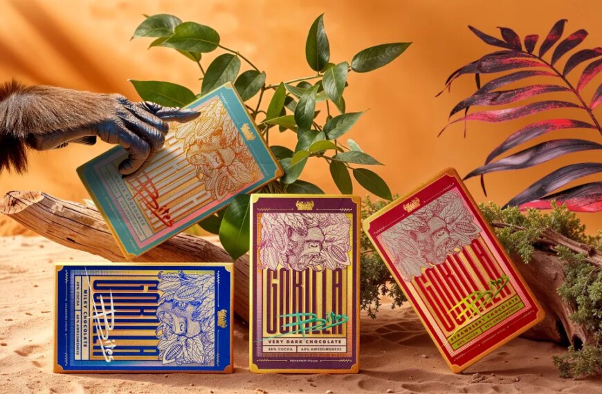 Gorilla Bites Releases Wild Luxury in Chocolate Packaging