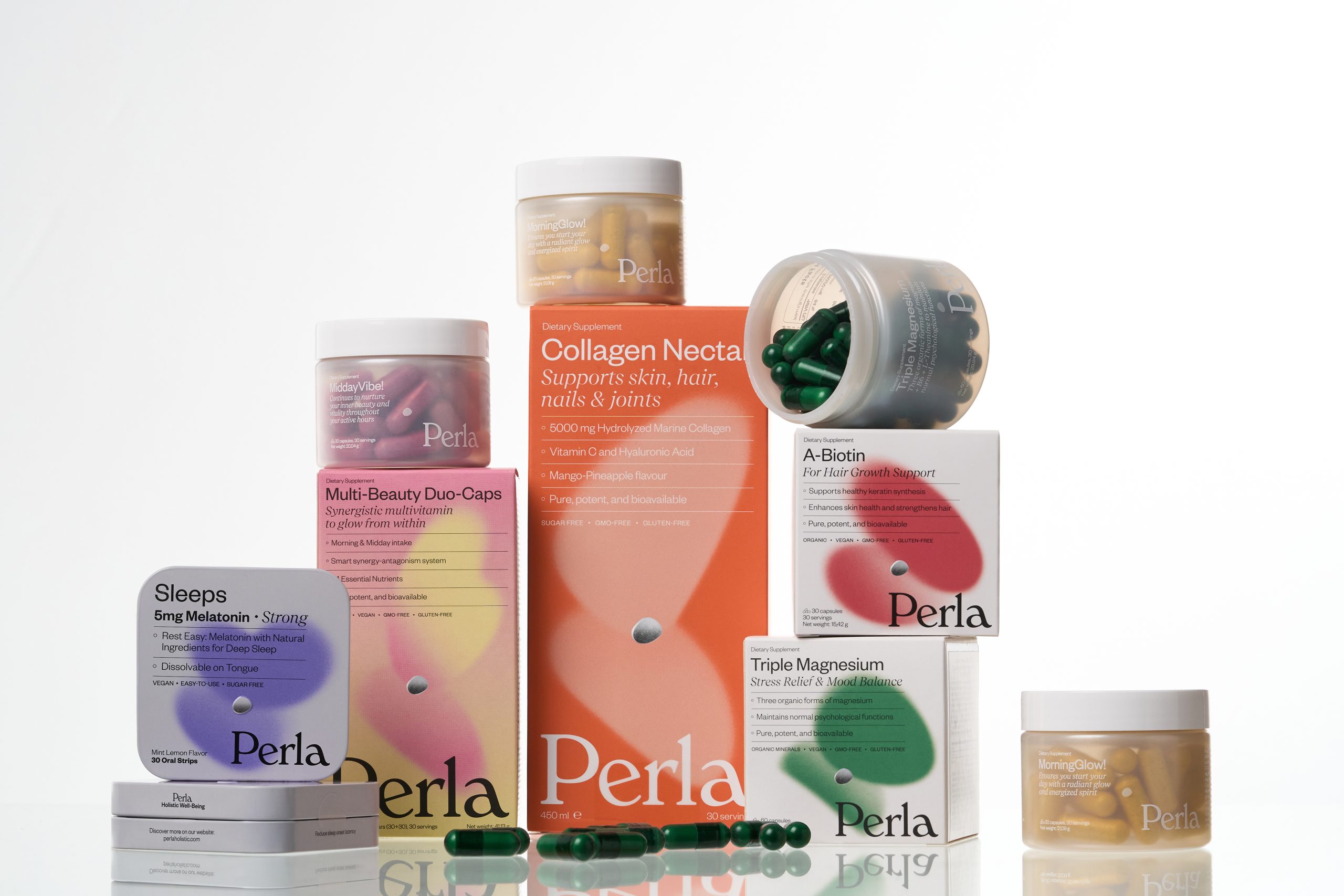 Orchidea’s Perla Packaging Brings a Soft Touch to Supplements