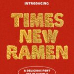 ‘Times New Ramen’ Is a Free Font You Can Noodle Around With