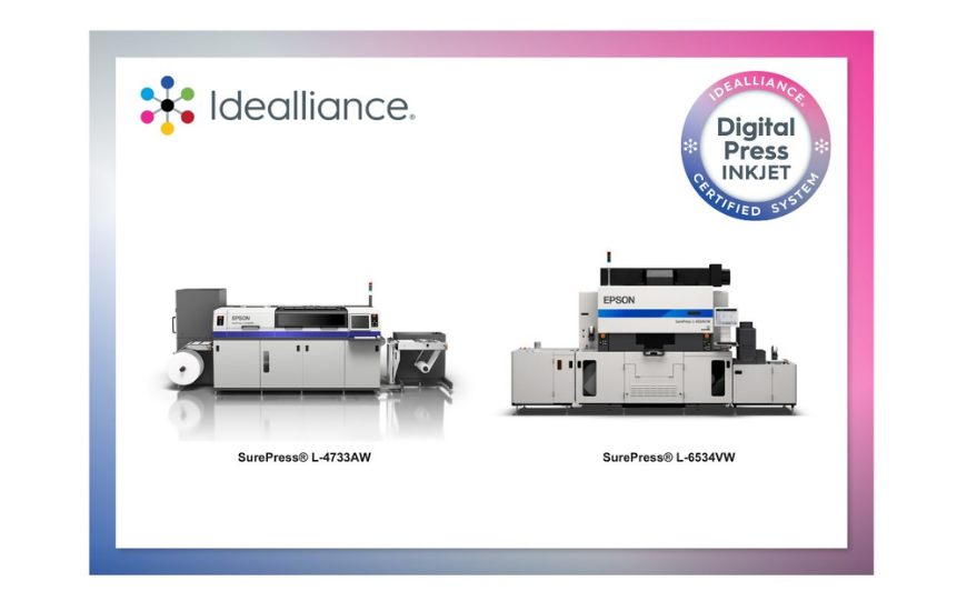 Epson SurePress Models Earn Idealliance Digital Press System Certification